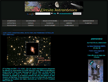 Tablet Screenshot of circuloastronomico.cl